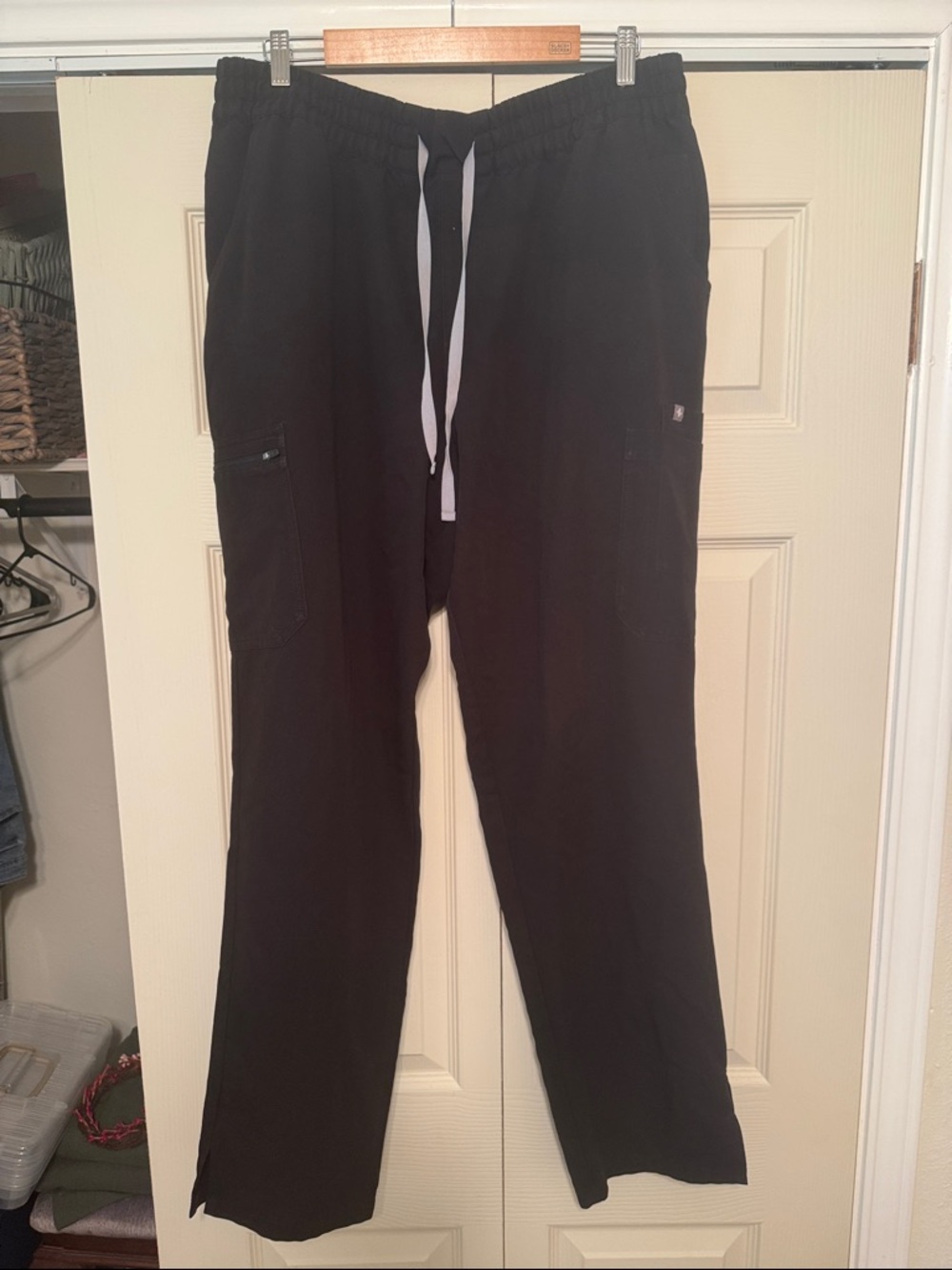 Figs XXLT Black Dowa Scrub Pants